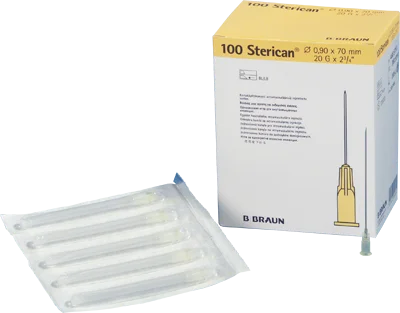 Injektionskanyl Sterican 20G 0,90x70mm 100st