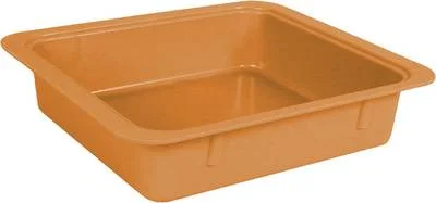 Materialbricka/Tub enkel utan lock  neon orange