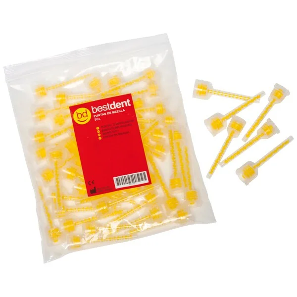Bestdent Blandningsspets gul 1:1 50st