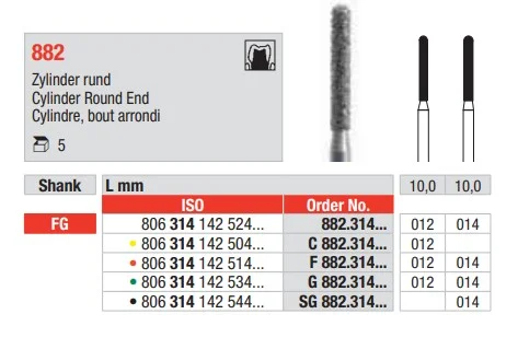 FG Diamantborr SG 882.014 5st