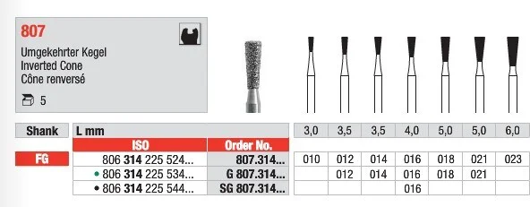 FG Diamantborr 807.012 5st