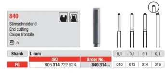 FG Diamantborr 840.014 5st