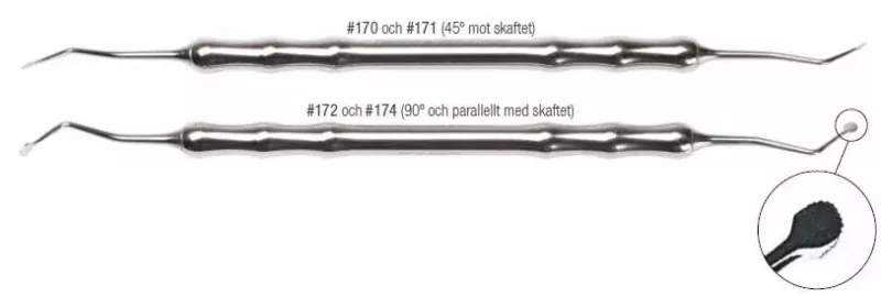 Ultrapak Trådpacknings Instrument 45° Small