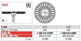 Diamantdisk Hst 405.524.220