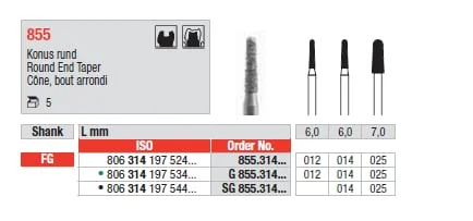 FG Diamantborr 855.025 5st