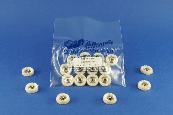 Polerborste Bomullsgarn 19mm 6st