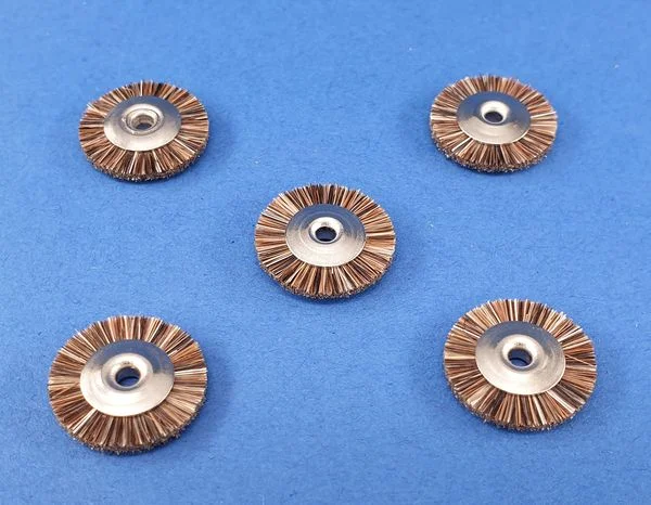 Putstrissa hästhår grå medium 21mm 6st