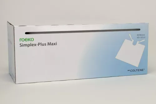Servett plastad Simplex Plus Maxi 60x60cm Vit 80st