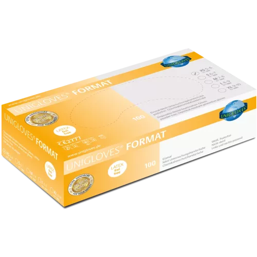 Handske Nitril Format vit XS 100st