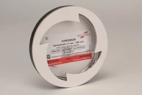 Chromium Klammertråd 1,2mm fjäderhård 10m