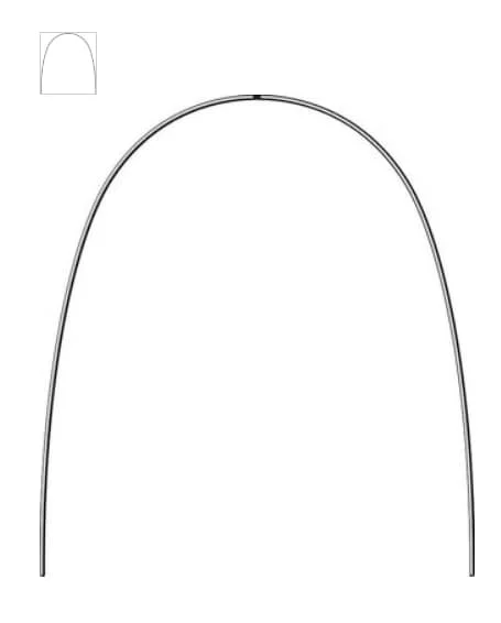 Remanium UK båge Ideal spring hard plus 0,43x0,64 mm 10st