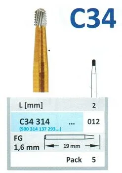 FG HM Borr C34 012 kronslitsare 5st