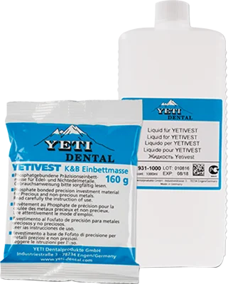 Yetivest K+B 25x160g inkl 1L vätska
