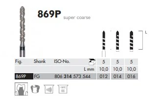 Fg Diamantborr  869 P 016 MEIPREP 5st