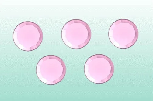 Tandsmycke Rosa 1,8mm 5st
