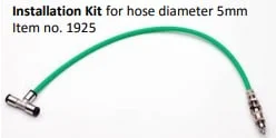 Dento-Prep T koppling med slang 5mm