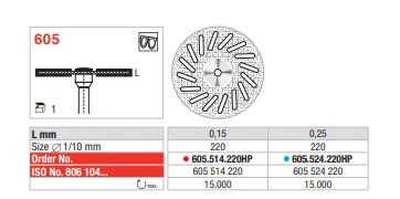 Diamantdisk Hst 605.524.220