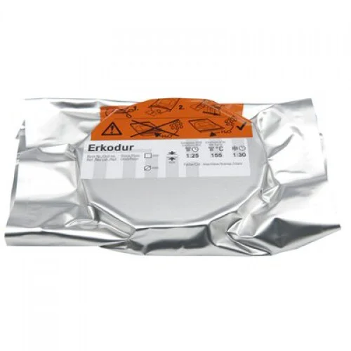 Erkodur 1,0mm Ø120mm klar 100st