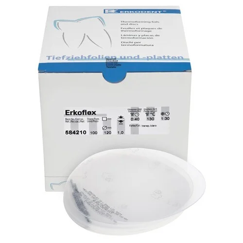 Erkoflex 1,0mm ø120mm transpa 100st