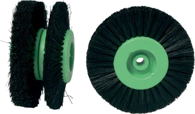 Polerborste 4-radig 40/80mm grön PluLine