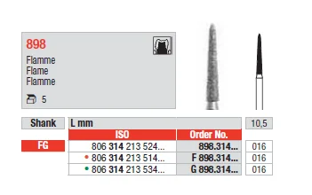FG Diamantborr 898.016 5st