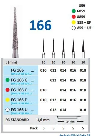 Fg Diamantborr 166 010 5st