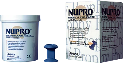 Nupro utan fluor Apelsin medium 340g Burk