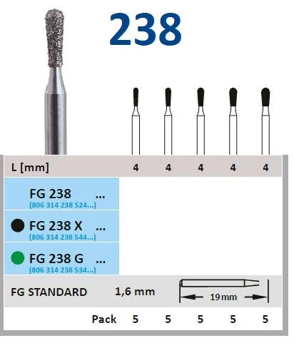 Fg Diamantborr 238 016 5st