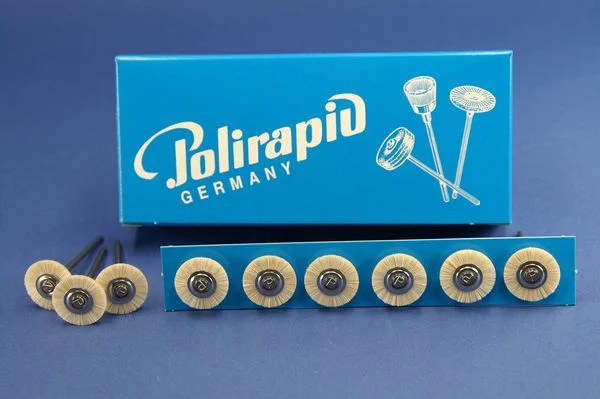 Putstrissa vit gethår 17mm 12st