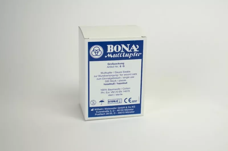 Rundtork Bona 6 G Hasselnöt 500st
