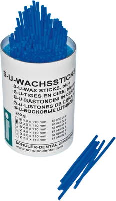 S-U-WAX Sticks Blå 3mm 250g
