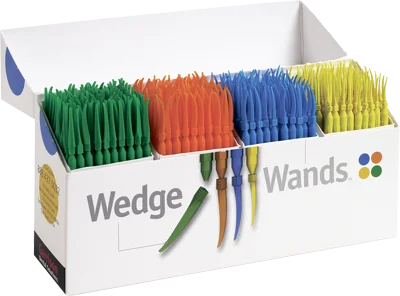 Wedge Wands kil Opak Gul X-Small 100st
