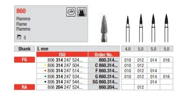 Vst Diamantborr 860.012 6st