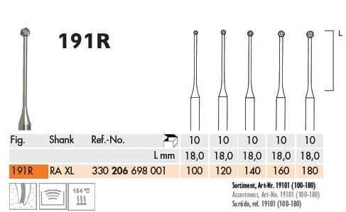 Vst HM Borr 191R XL 140 Endo Access 10st