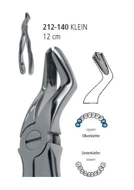 Extraktionstång Barn m. fjäder 40 ÖK molar
