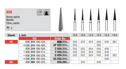 FG Diamantborr 859 010 5st