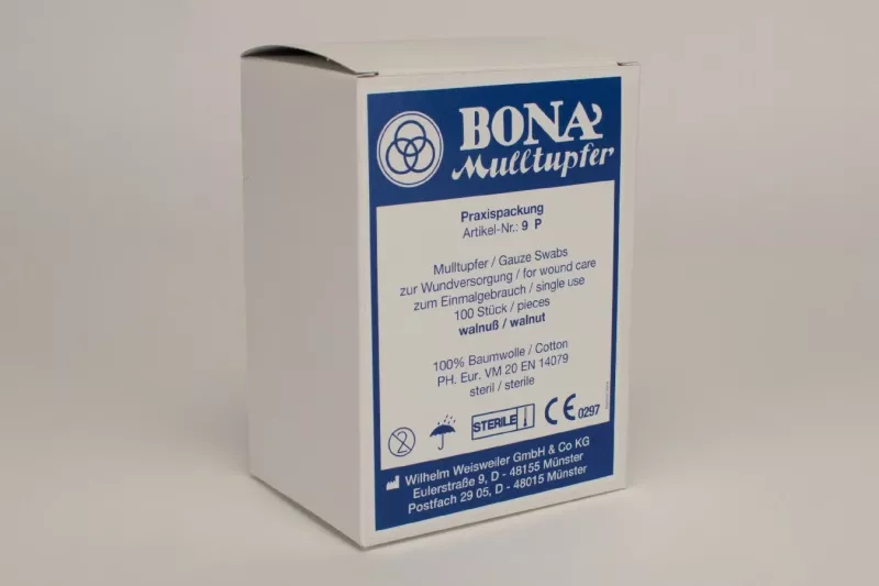 Rundtork Bona 9 P Valnöt 100st