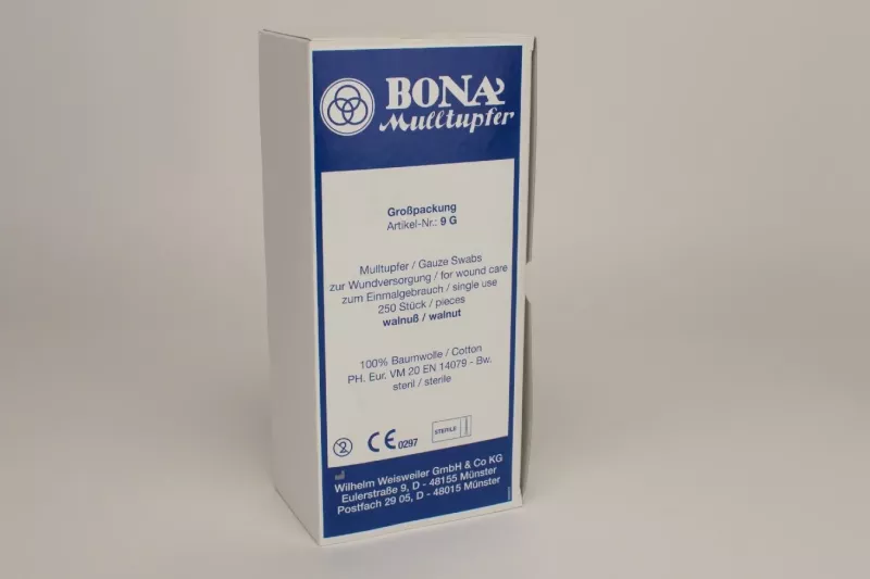 Rundtork Bona 9 G Valnöt 250st
