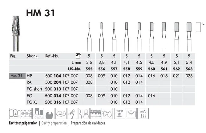 Hst HM Fissur 31 016 5st