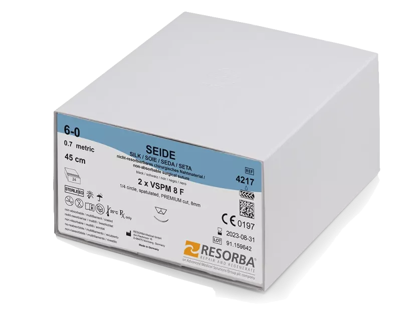 Sutur Resorba Silke 2/0 HS22 12st