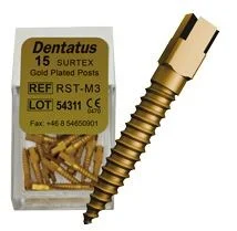 Surtex Rotskruv förgylld Dentatus S1 15st