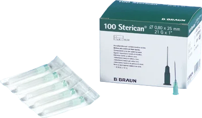 Injektionskanyl Sterican 21G 0,80x25mm 100st