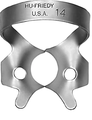 Kofferdamklammer 14
