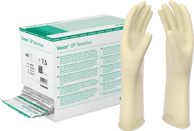 OP Handske Vasco Sensitive 7 latex 40par