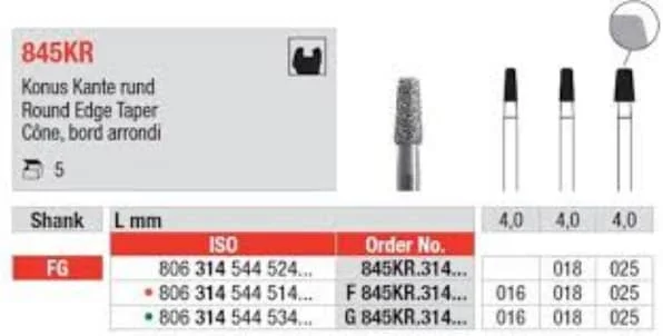 FG Diamantborr F 845KR.016 5st