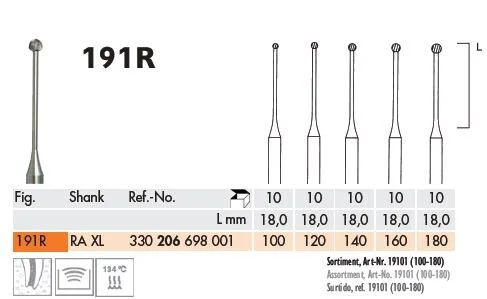 Vst HM Borr 191R XL 100 Endo Access 10st