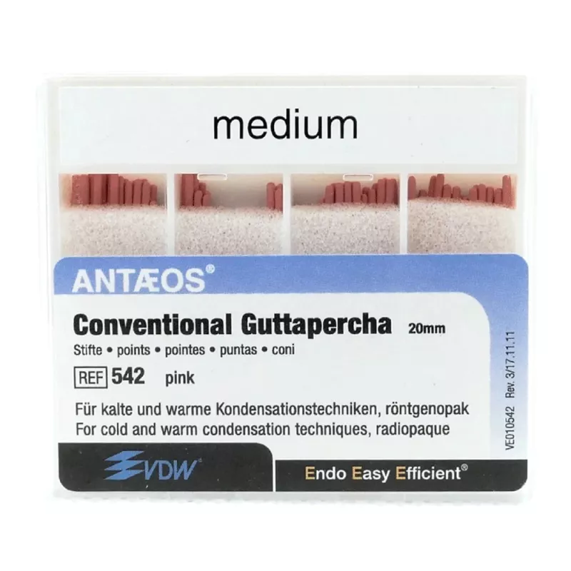 Guttaperka rosa Medium 100st