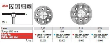 Diamantdisk Hst 350.514.220