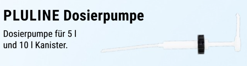 Pluline Doseringspump för 5 och 10L Dunk