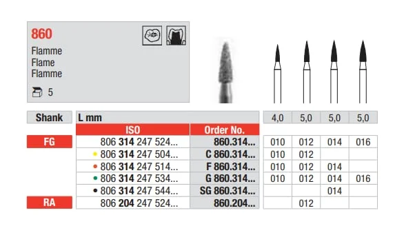 FG Diamantborr C 860.012 5st